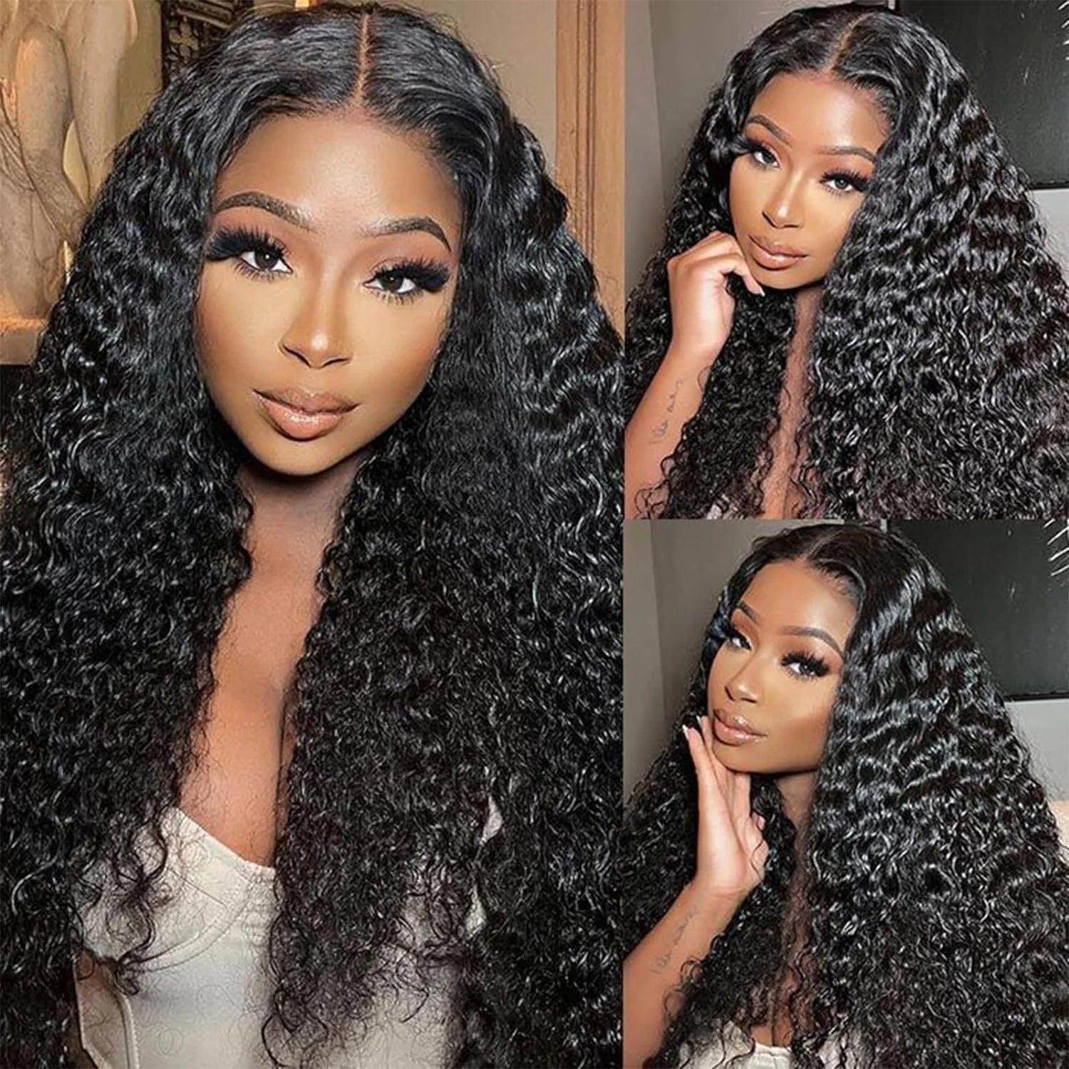Ready And Go Deep Wave PrePlucked HD Glueless Lace Front Virgin Hair
