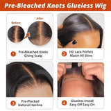 Ready And Go Deep Wave PrePlucked HD Glueless Lace Front Virgin Hair